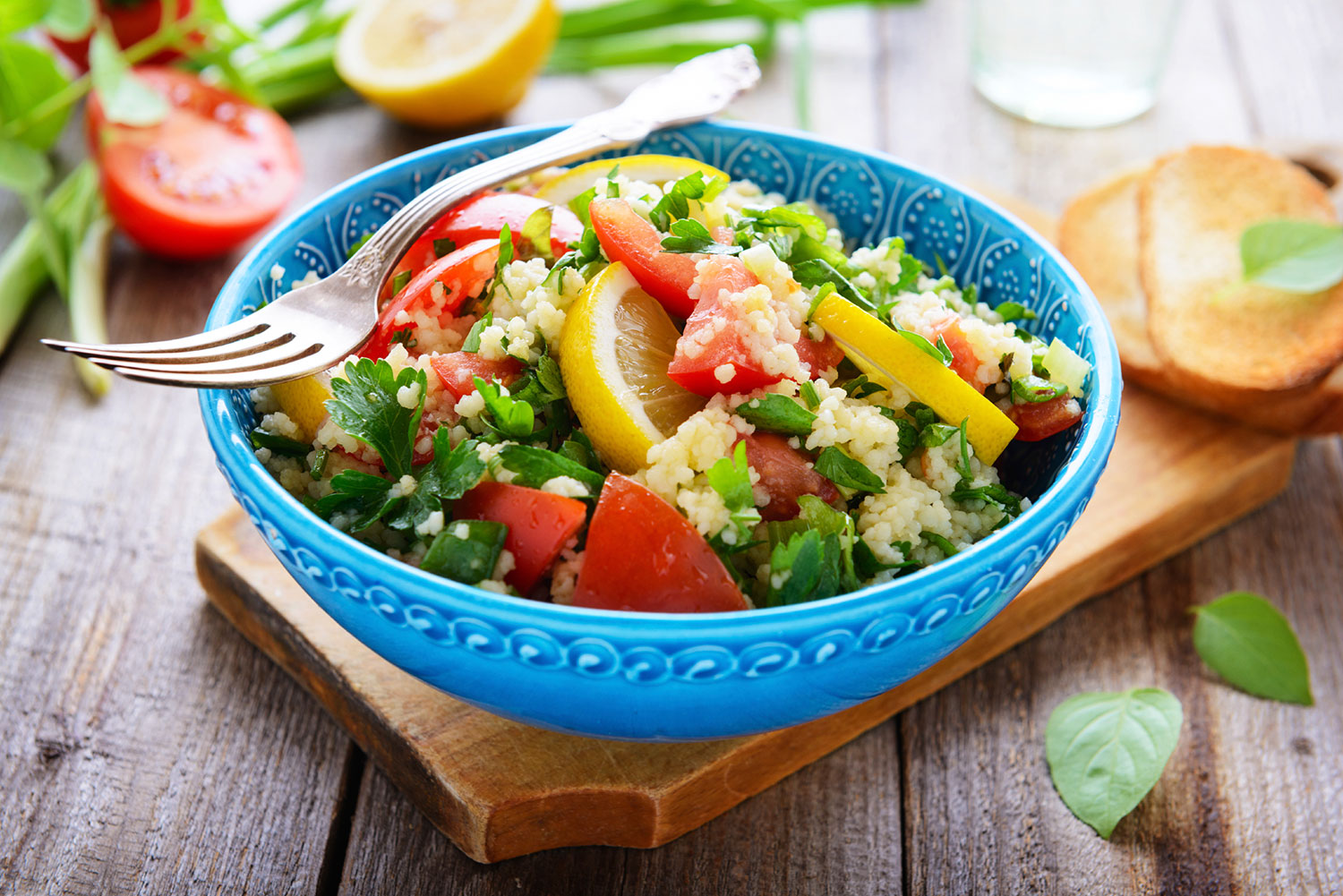 Sommerlich bunter Couscous-Salat