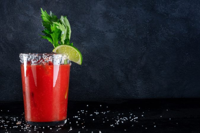 Bloody Mary Cocktail für den Neujahrsmorgen