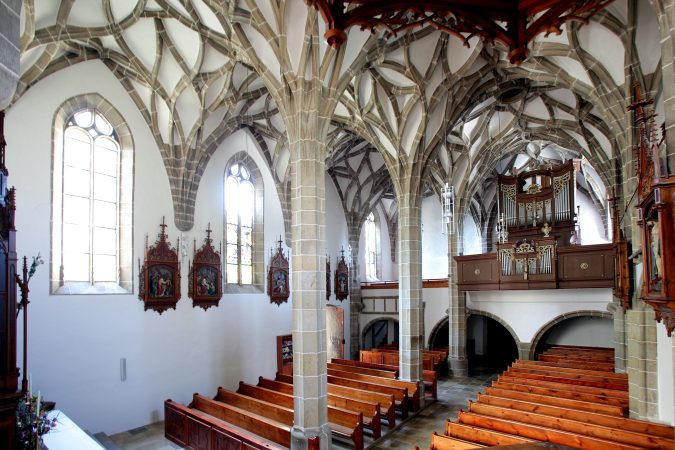 Mühlviertler Gotikstrasse mit der Pfarrkirche Königswiesen